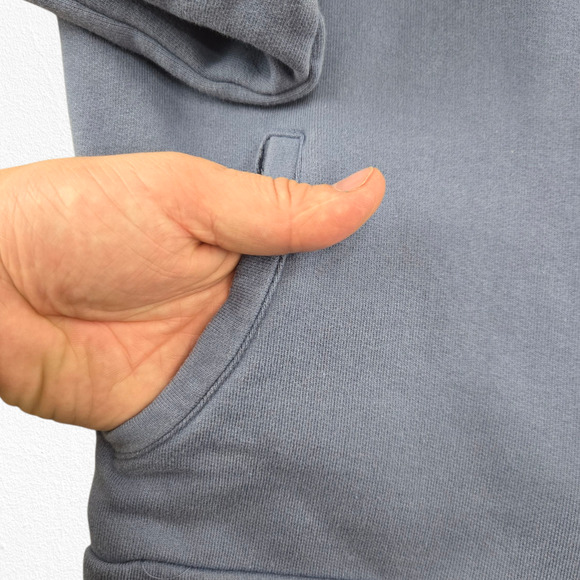 Y2K St John Sport Blue Knit Jacket Shearling Collar Asymmetrical Zip Size Medium - Picture 6 of 11